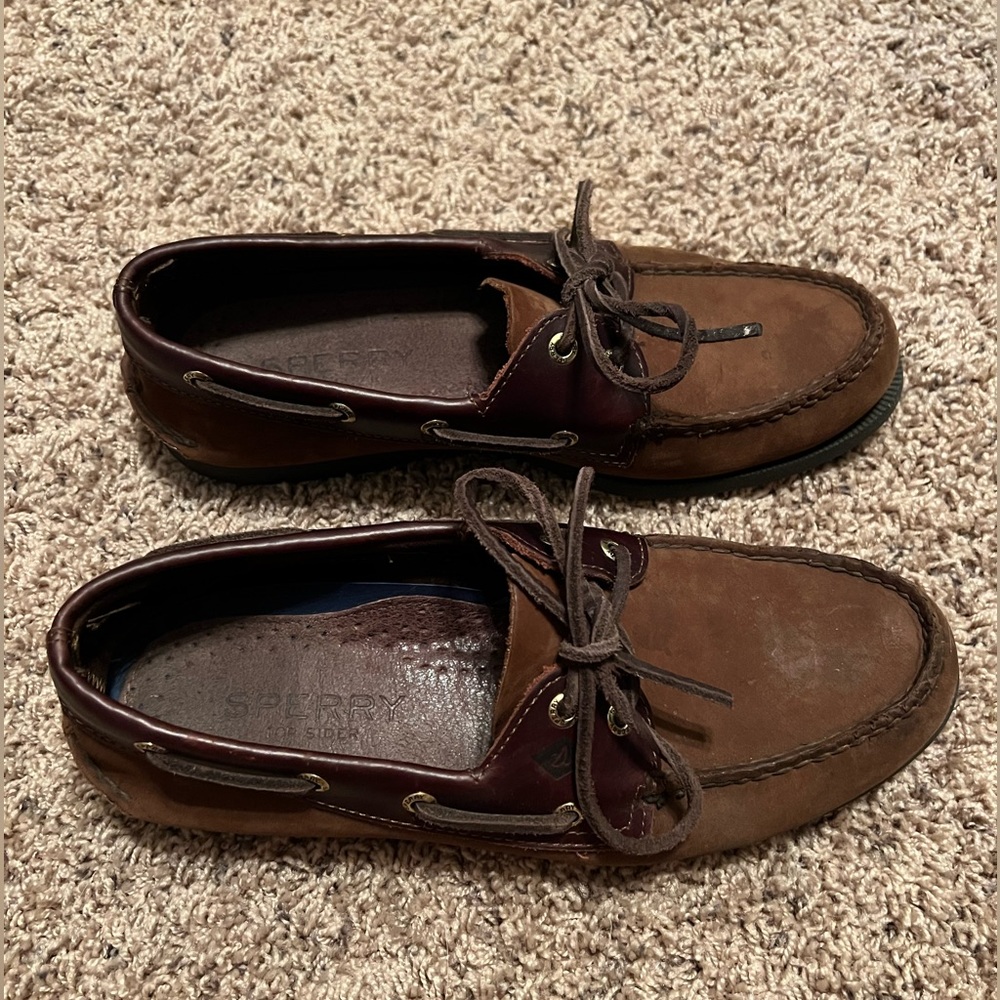 Sperry Topsider Boat Shoes - Men’s Size 10 - Brown